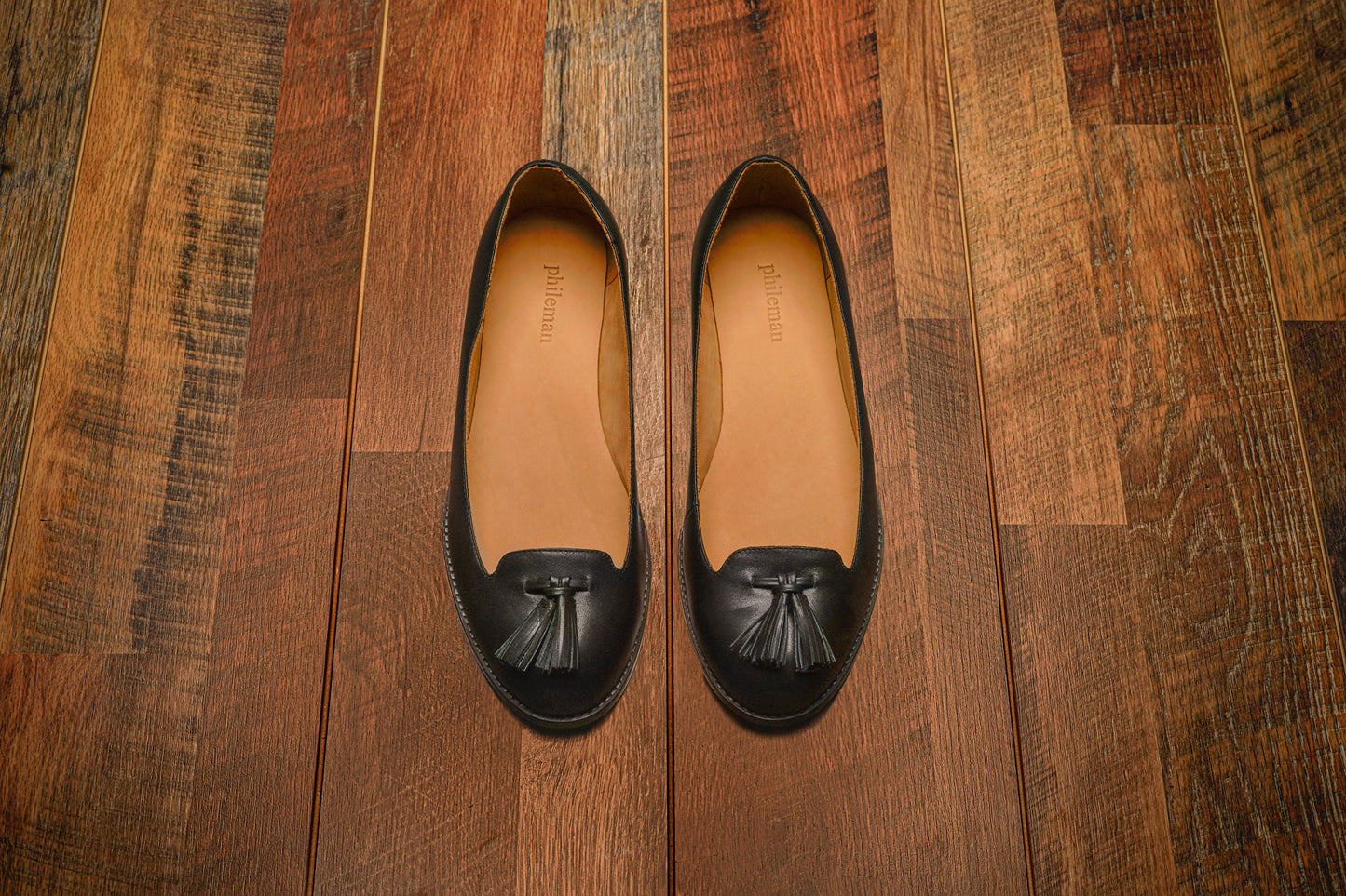 Black Tassel Loafers