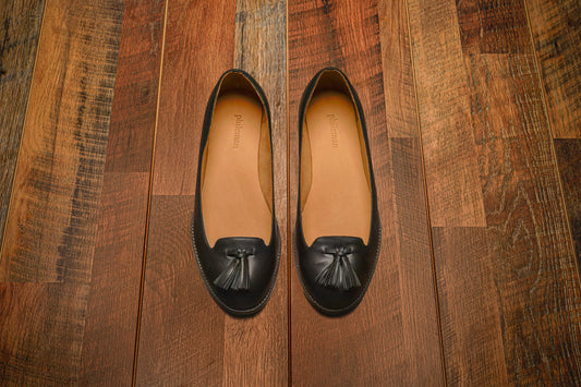 Black Tassel Loafers