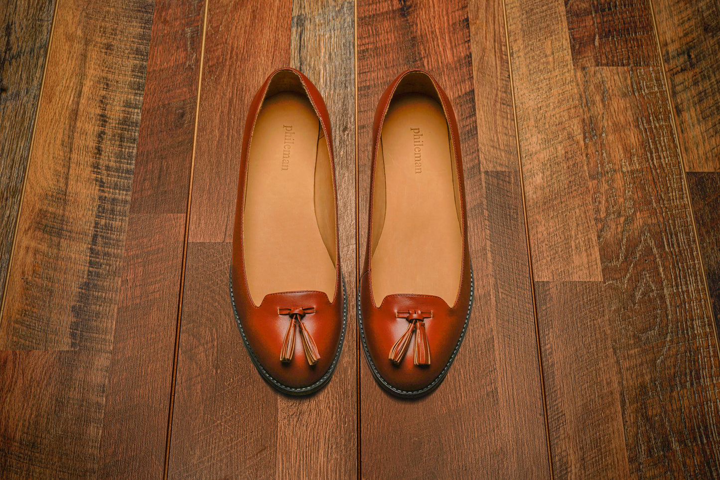 Brown Tassel Loafers