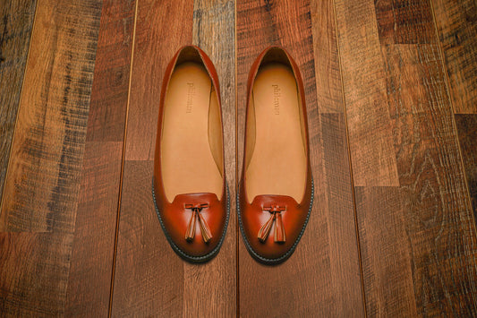 Brown Tassel Loafers